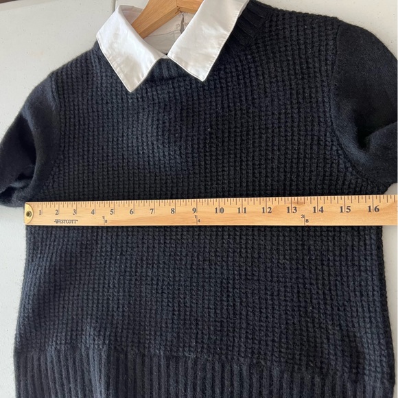 Veronica Beard Mixed Media Sweater Wool Cashmere Waffle Knit Sz M DIY *Holes - Picture 10 of 16